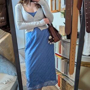 Motel Electric Blue Midi Dress